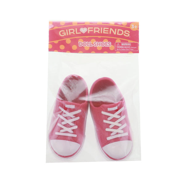 Pink Sneakers - Shoes for 18" Doll