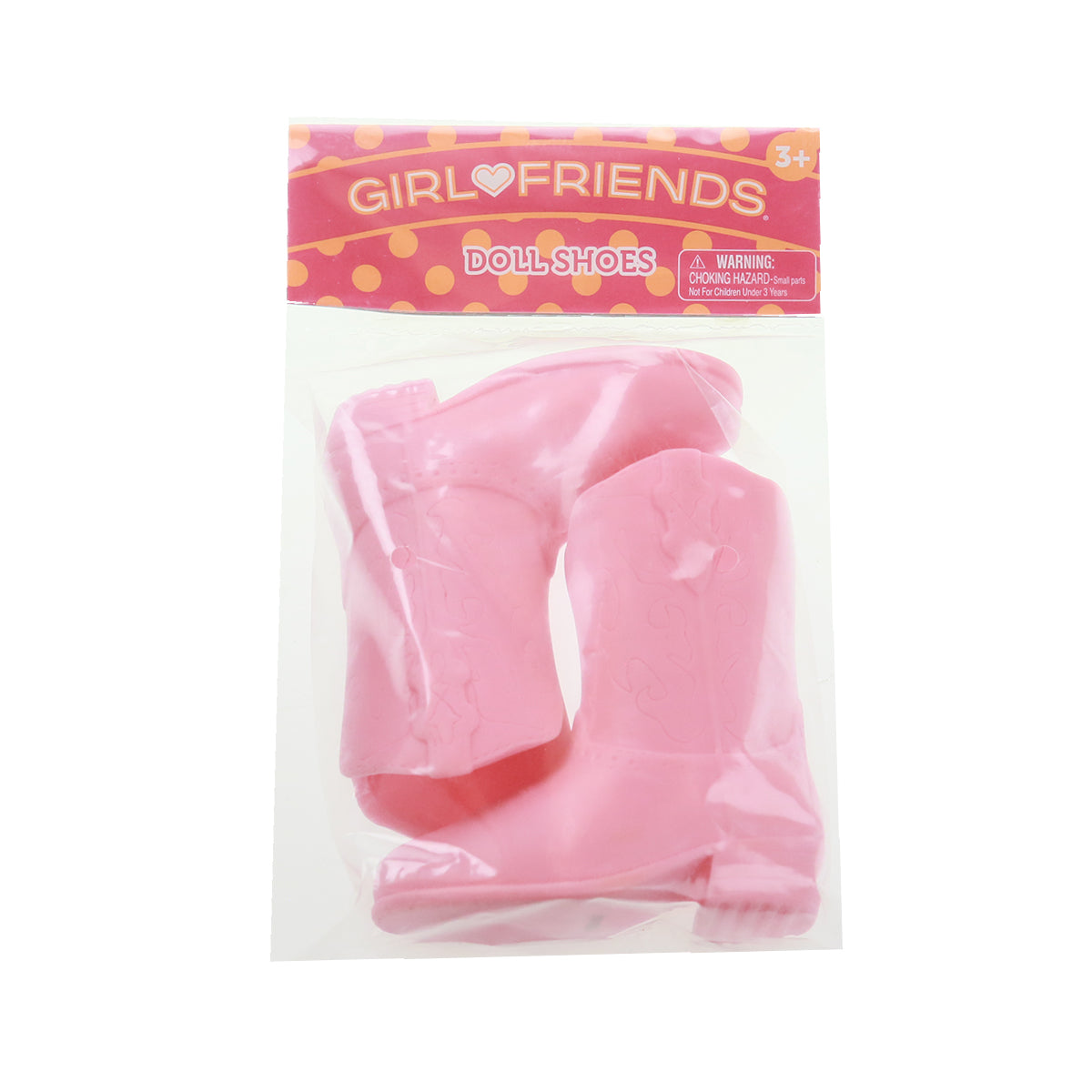 Pink Cowgirl Boots - Shoes for 18" Doll Paradise Kids Pink Cowgirl Boots - Shoes for 18" Doll Paradise Kids