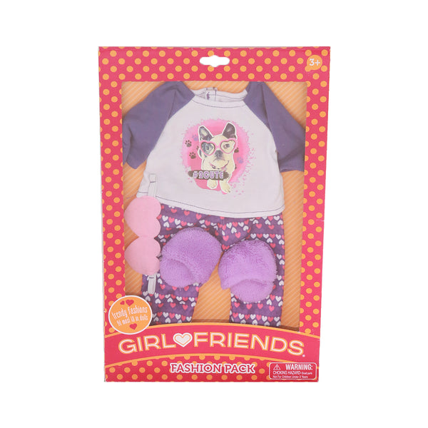 Dog Day Outfit - Fashion Pack for 18" Doll