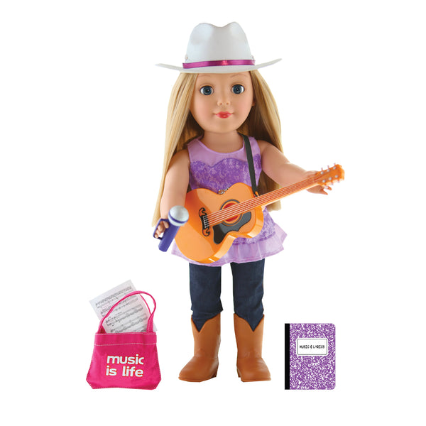 18" Doll & Accessories Playset - Country Star - Be My Girl