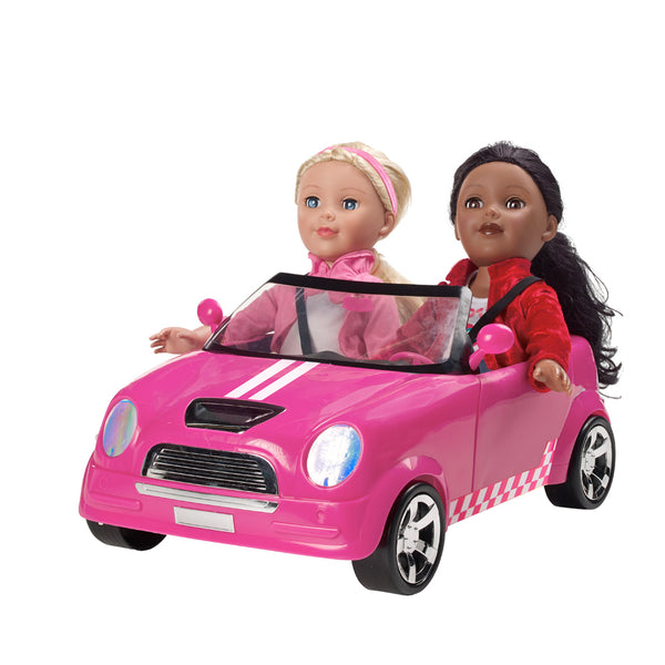 18" Convertible Car - Be My Girl - Pink