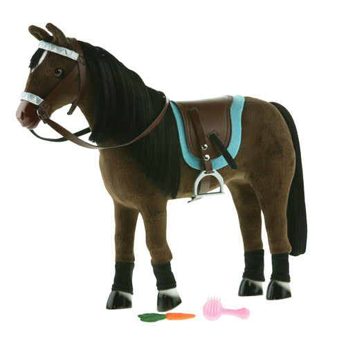 10-Inch English Horse - Brown